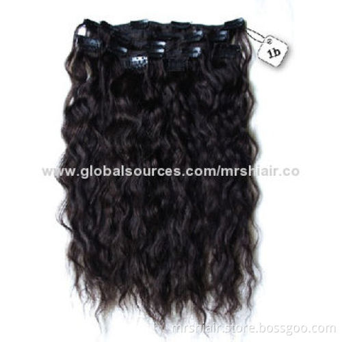 24-inch best quality Peruvian Virgin Clip In Hair